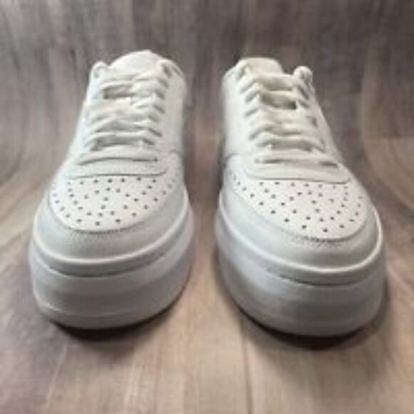 WOMEN'S NIKE COURT VISION ALTA Size 10 LEATHER PLATFORM WHITE DM0113-100 - Picture 2 of 9